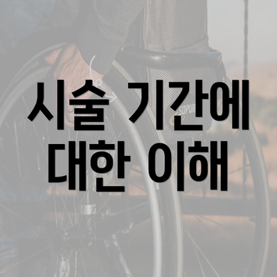 시술 기간에 대한 이해