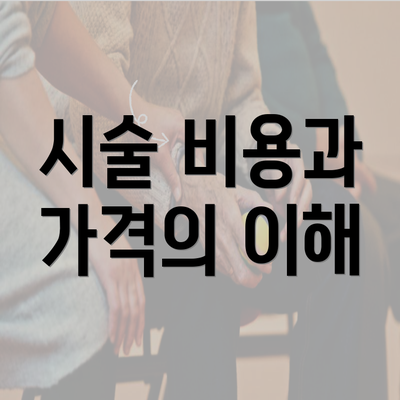 시술 비용과 가격의 이해