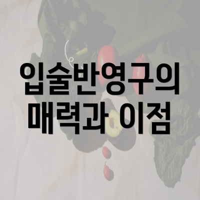 입술반영구의 매력과 이점