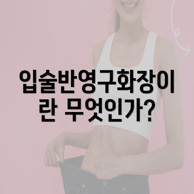 입술반영구화장이란 무엇인가?