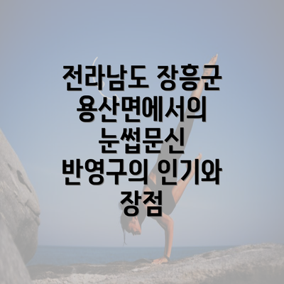 전라남도 장흥군 용산면에서의 눈썹문신 반영구의 인기와 장점