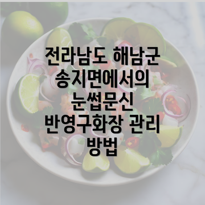 전라남도 해남군 송지면에서의 눈썹문신 반영구화장 관리 방법