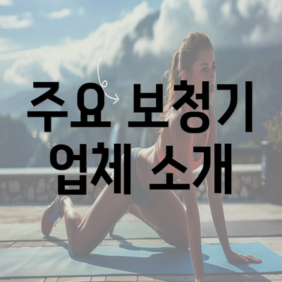 주요 보청기 업체 소개