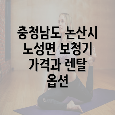 충청남도 논산시 노성면 보청기 가격과 렌탈 옵션