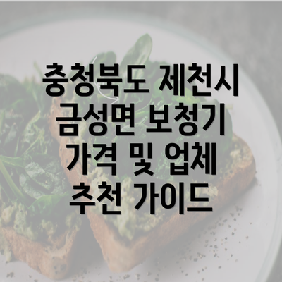 충청북도 제천시 금성면 보청기 가격 및 업체 추천 가이드