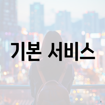 기본 서비스