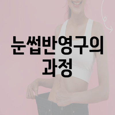 눈썹반영구의 과정