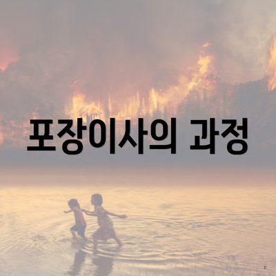 포장이사의 과정