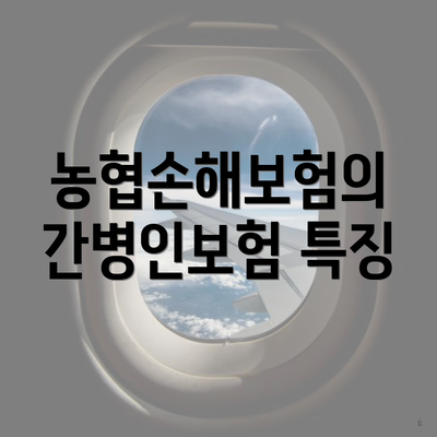 농협손해보험의 간병인보험 특징