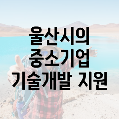 울산시의 중소기업 기술개발 지원
