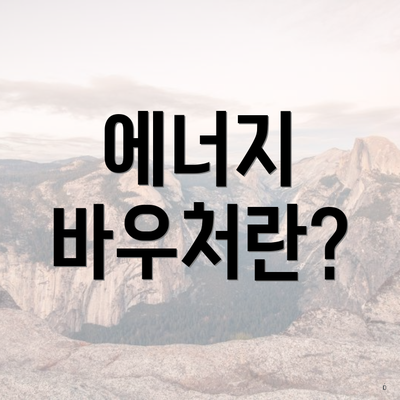 에너지 바우처란?
