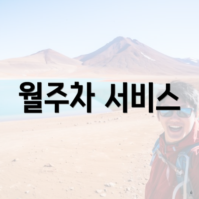 월주차 서비스