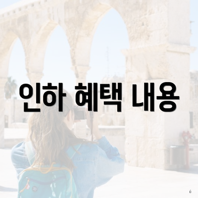 인하 혜택 내용