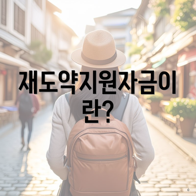 재도약지원자금이란?