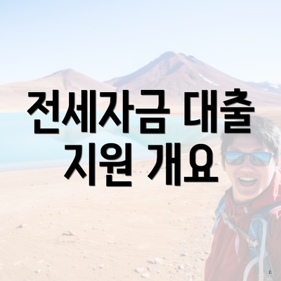 전세자금 대출 지원 개요
