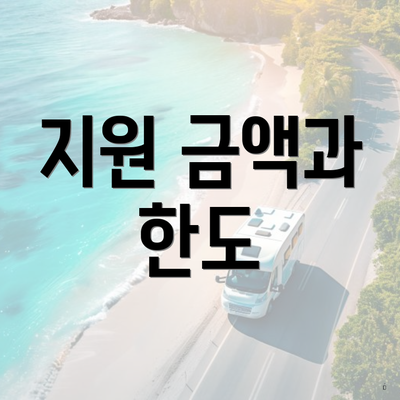 지원 금액과 한도