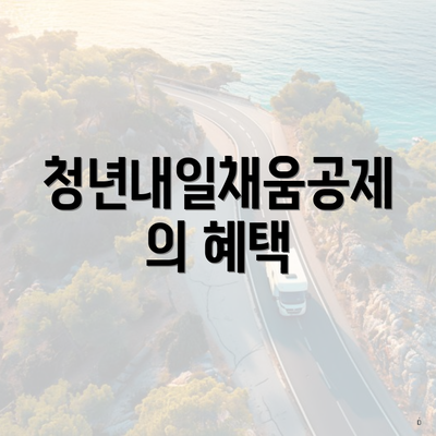 청년내일채움공제의 혜택