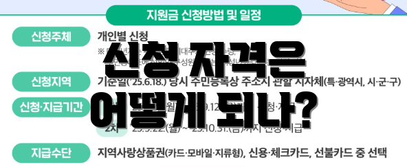 신청 자격은 어떻게 되나?