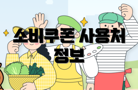 소비쿠폰 사용처 정보