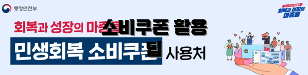 소비쿠폰 활용 팁